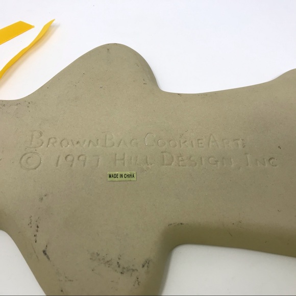 1997 Gingerbread Man Stoneware Mold Xmas Christmas - Picture 3 of 7